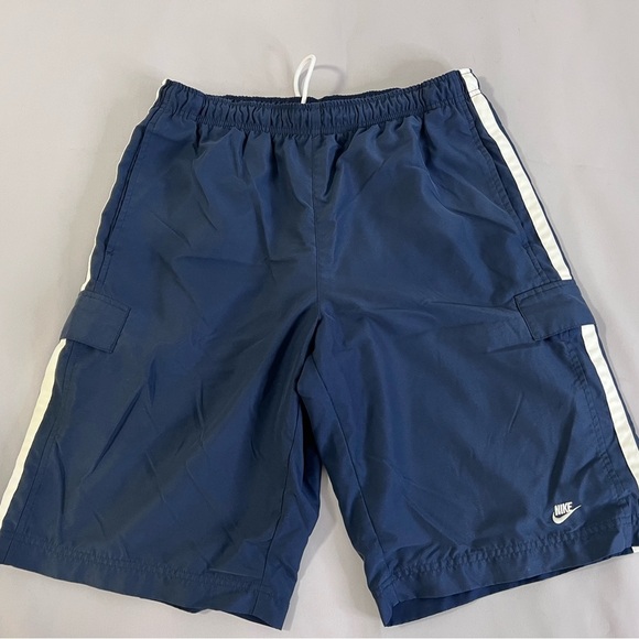 Nike Sportswear Men's Swim Trunks‎ Board Shorts Navy Blue Size Large - Picture 1 of 11